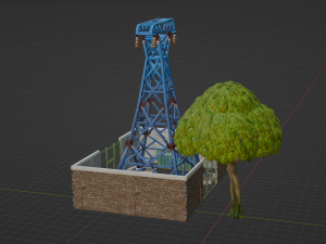 Substation Building - Fortnite 3D Model