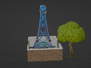 Substation Building - Fortnite 3D Model