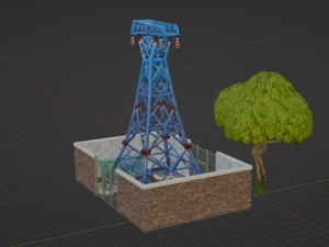 Substation Building - Fortnite 3D Model