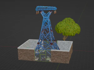 Substation Building - Fortnite 3D Model