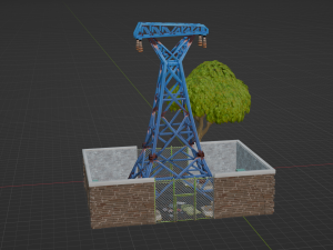 Substation Building - Fortnite 3D Model