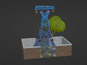 Substation Building - Fortnite 3D Model