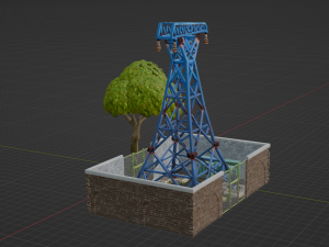 Substation Building - Fortnite 3D Model