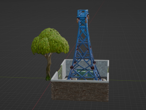 Substation Building - Fortnite 3D Model