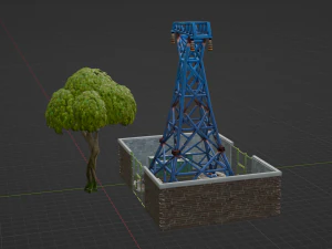 Substation Building - Fortnite 3D Model