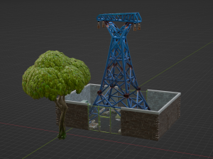 Substation Building - Fortnite 3D Model