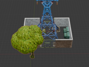 Substation Building - Fortnite 3D Model