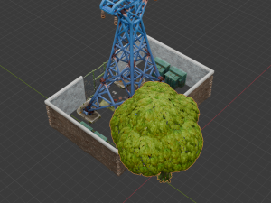 Substation Building - Fortnite 3D Model