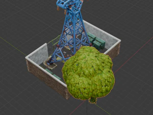 Substation Building - Fortnite 3D Model