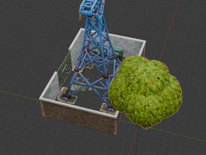 Substation Building - Fortnite 3D Model
