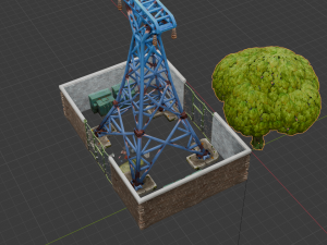 Substation Building - Fortnite 3D Model