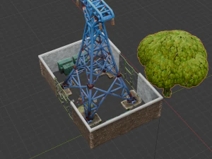 Substation Building - Fortnite 3D Model