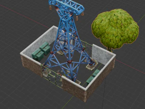 Substation Building - Fortnite 3D Model