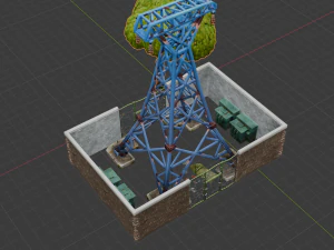 Substation Building - Fortnite 3D Model