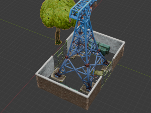 Substation Building - Fortnite 3D Model