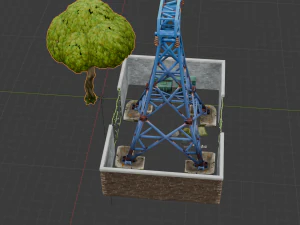 Substation Building - Fortnite 3D Model