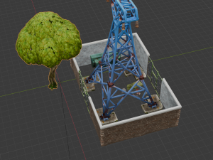 Substation Building - Fortnite 3D Model
