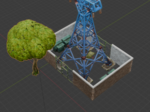 Substation Building - Fortnite 3D Model