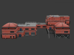 Hoofdkwartiergebouw - Fortnite 3D Model