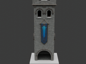 Castle Scout Tower - Fortnite Model 3D