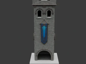 Замковая разведывательная башня &mdash; Fortnite 3D Модель