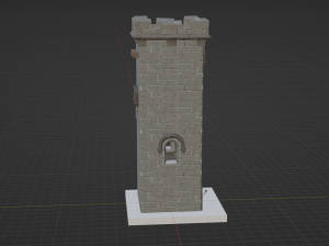 Castle Scout Tower - Fortnite Modelo 3D