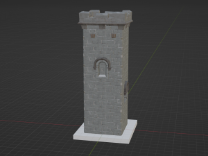 Castle Scout Tower - Fortnite Modelo 3D
