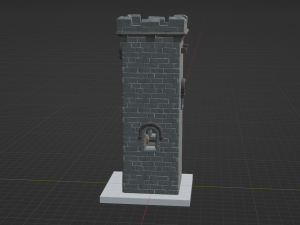 Castle Scout Tower - Fortnite Modelo 3D