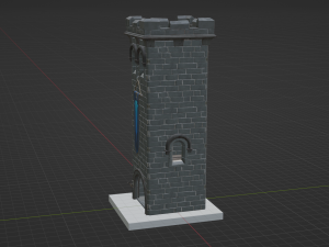 Castle Scout Tower - Fortnite Modelo 3D