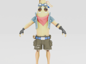 Adventure Peely - Fortnite 3D Model