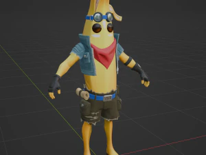 Adventure Peely - Fortnite 3D Model