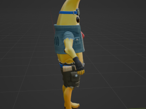 Adventure Peely - Fortnite 3D Model