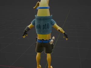 Adventure Peely - Fortnite 3D Model