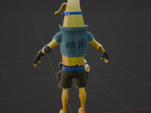 Adventure Peely - Fortnite 3D Model