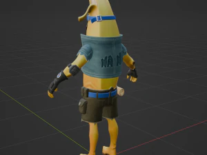 Adventure Peely - Fortnite 3D Model