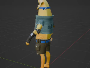 Adventure Peely - Fortnite 3D Model
