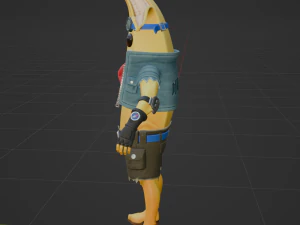 Adventure Peely - Fortnite 3D Model