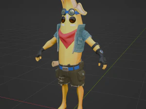 Adventure Peely - Fortnite 3D Model