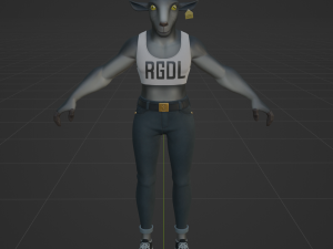 A Goat - Fortnite Modelo 3D