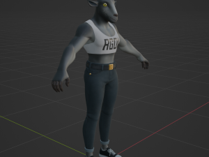 A Goat - Fortnite Modelo 3D