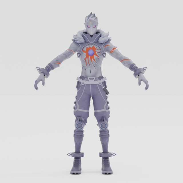Core Knight Talus - Fortnite Modello 3D .c4d .max .obj .3ds .fbx .stl .blend 