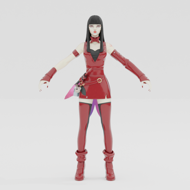 Crossheart - Fortnite 3D 모델 .c4d .max .obj .3ds .fbx .stl .blend 