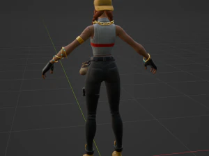 Aura - Fortnite 3D Model