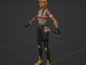 Aura - Fortnite Modèle 3D