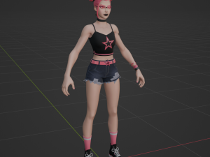 Surf Witch - Fortnite 3D Model