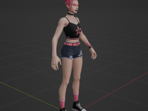Surf Witch - Fortnite 3D Model