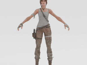 Lara Croft - Fortnite 3D Model