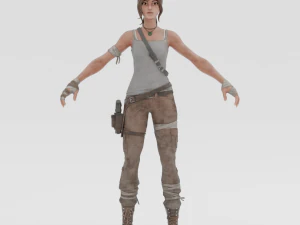 लारा क्रॉफ्ट - फ़ोर्टनाइट 3D मॉडल