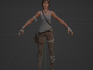 Lara Croft - Fortnite 3Dモデル