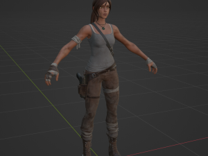Lara Croft - Fortnite 3Dモデル